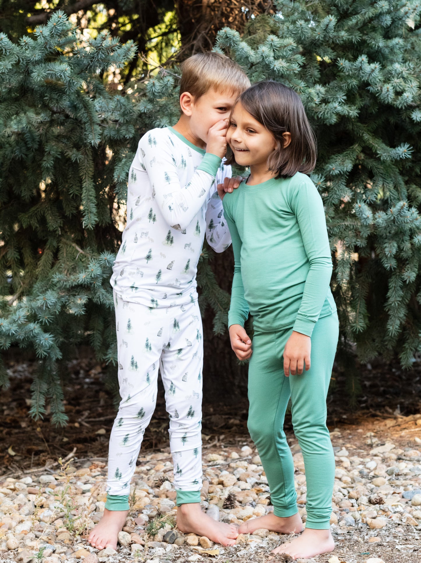 Gray Wolf || Long Sleeve Pajamas