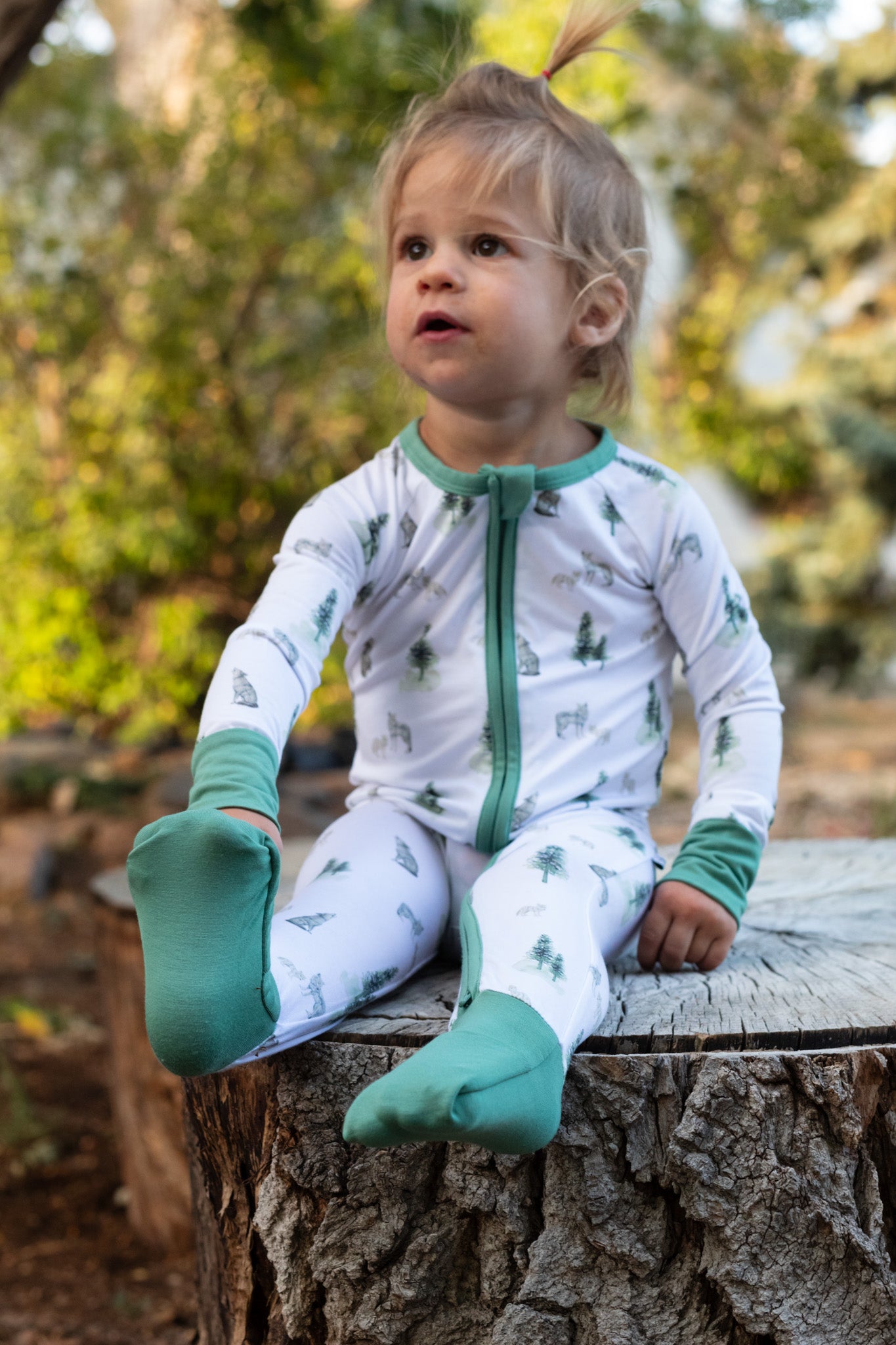 Gray Wolf || Zipper Convertible Romper