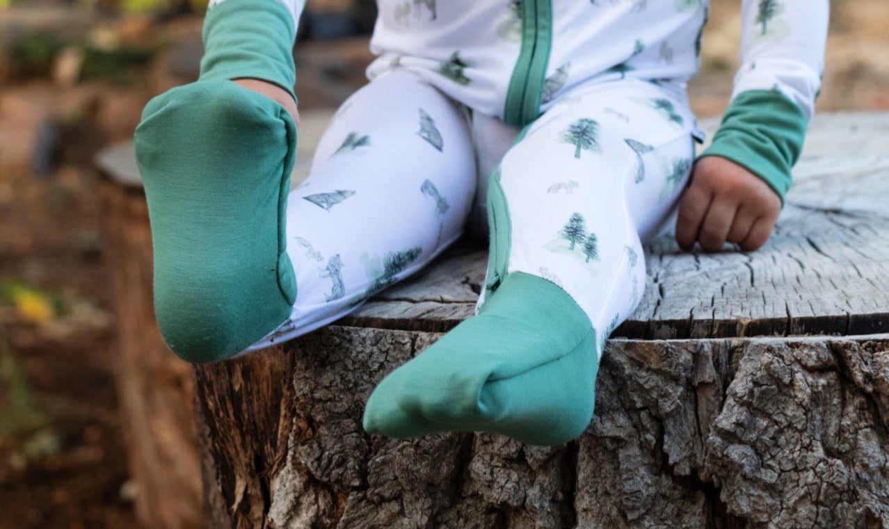 Pine || Zipper Convertible Romper