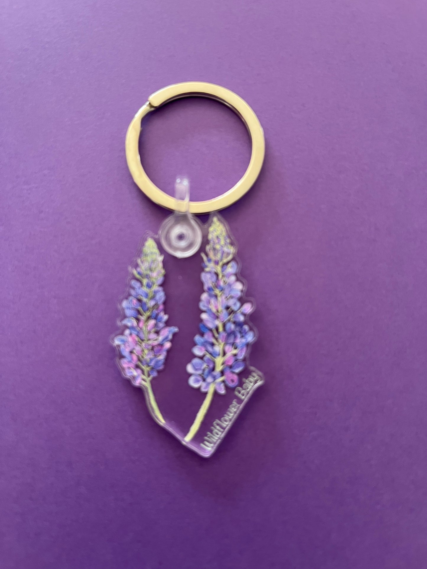 Wildflower Baby Key Chain