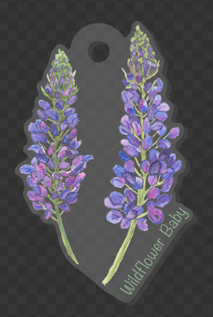 Wildflower Baby Key Chain