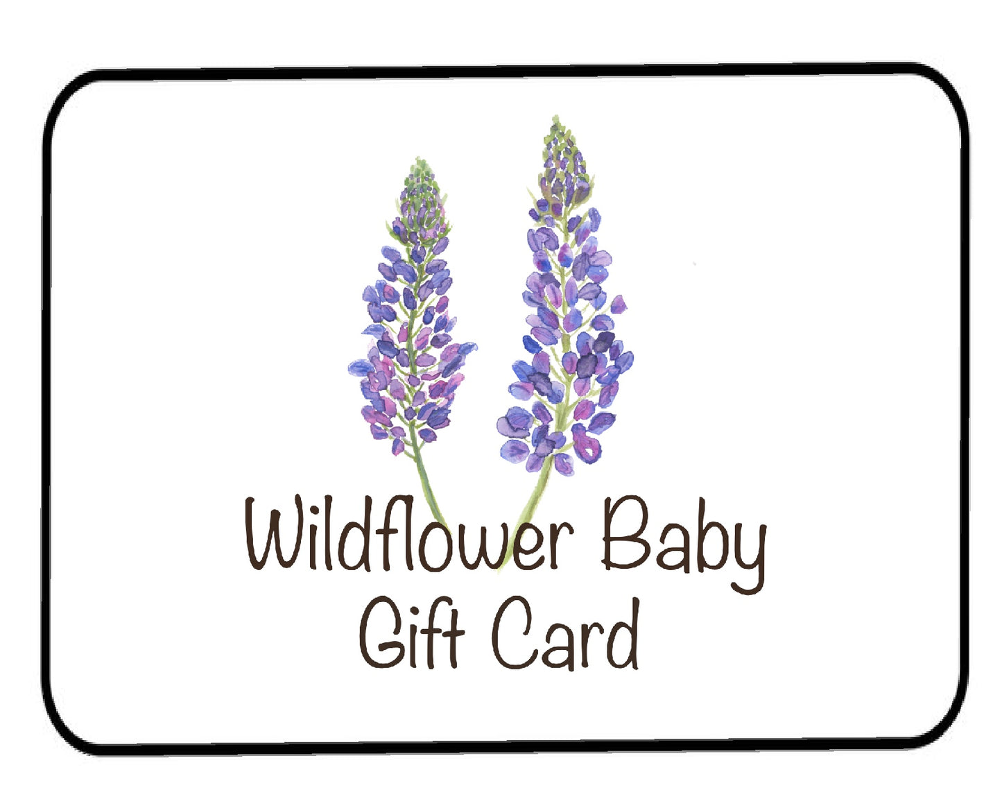 Wildflower Baby Gift Card