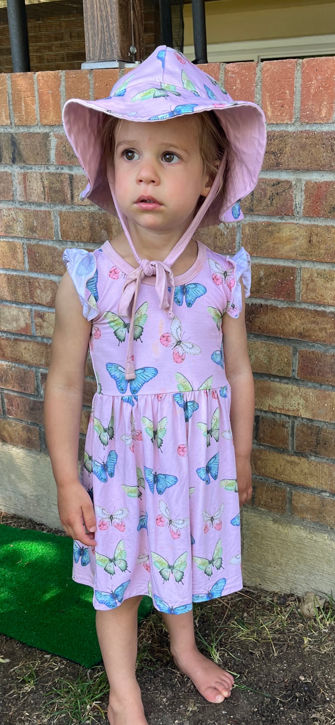 Veda's Butterflies || Sun Hat