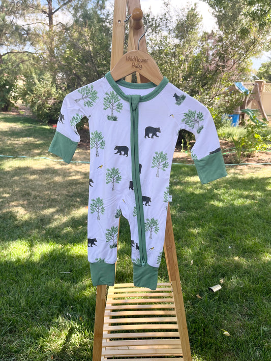 Bear || Zipper Convertible Romper