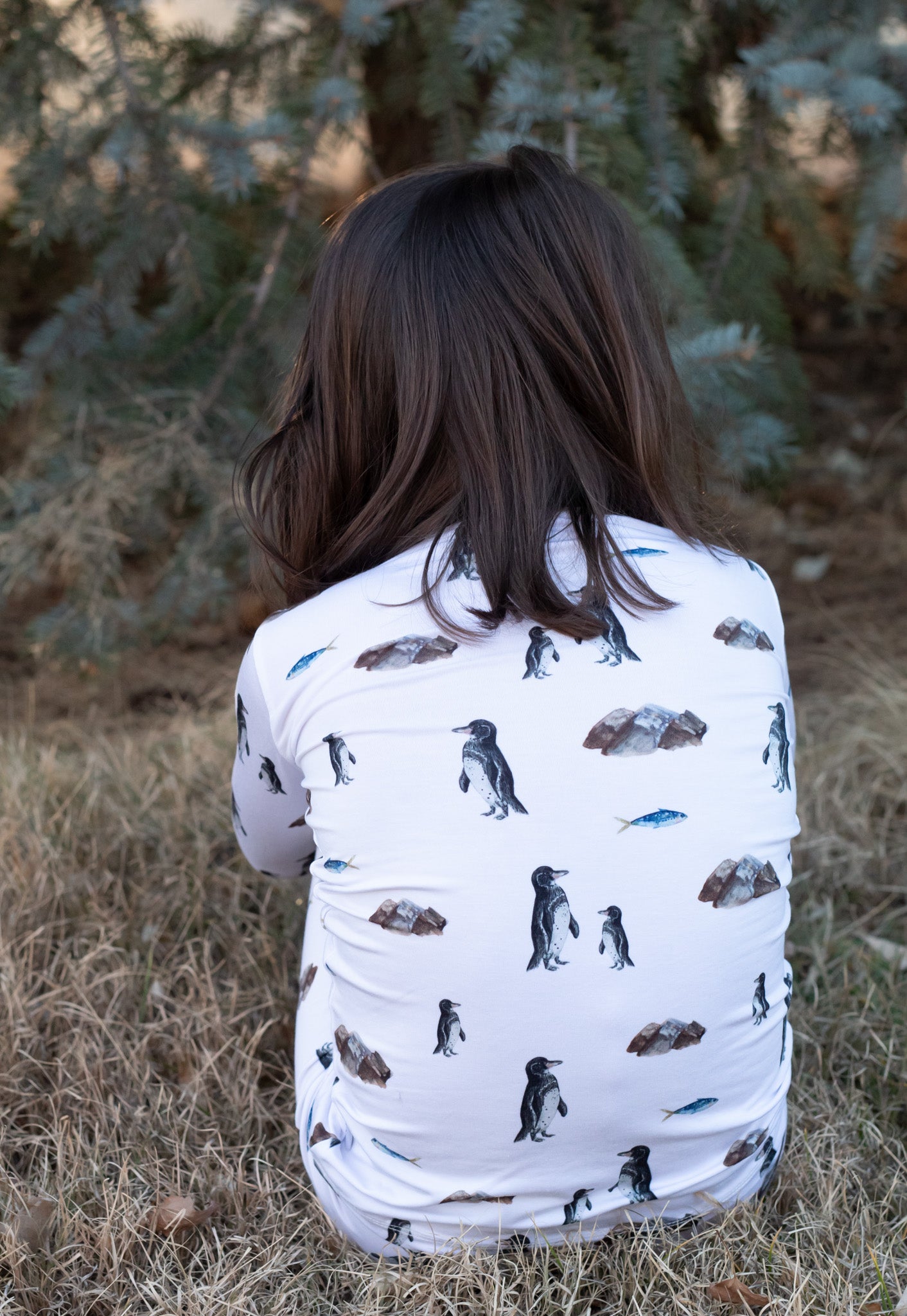 Galapagos Penguins || Long Sleeve Pajamas